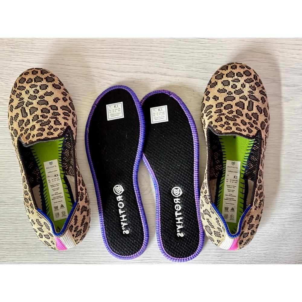 ROTHY'S the kids cheetah leopard loafer - Picture 7 of 7